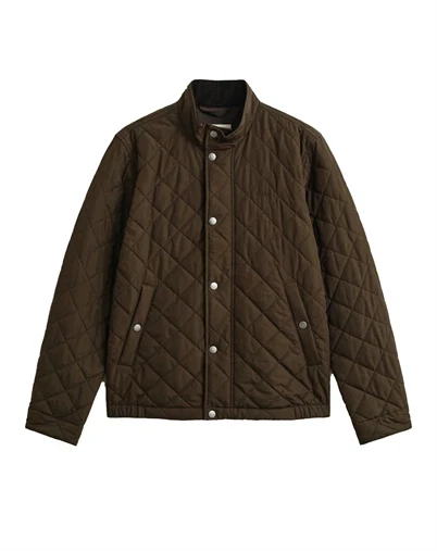 Gant - Quilted Jakke - Black Brown